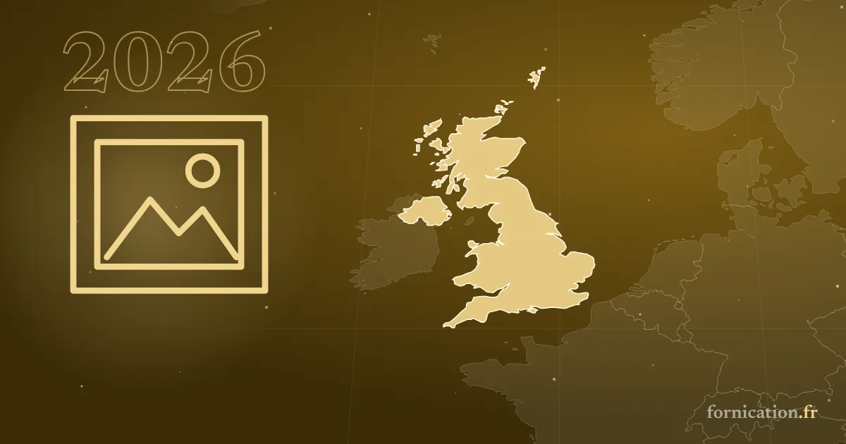 Couverture illustrée : un tableau sur une carte (Royaume-Uni), 2026