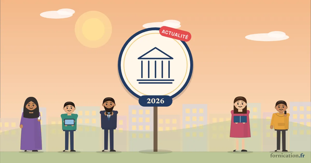 Couverture illustrée : un palais de justice sur une carte (Indonésie), 2026