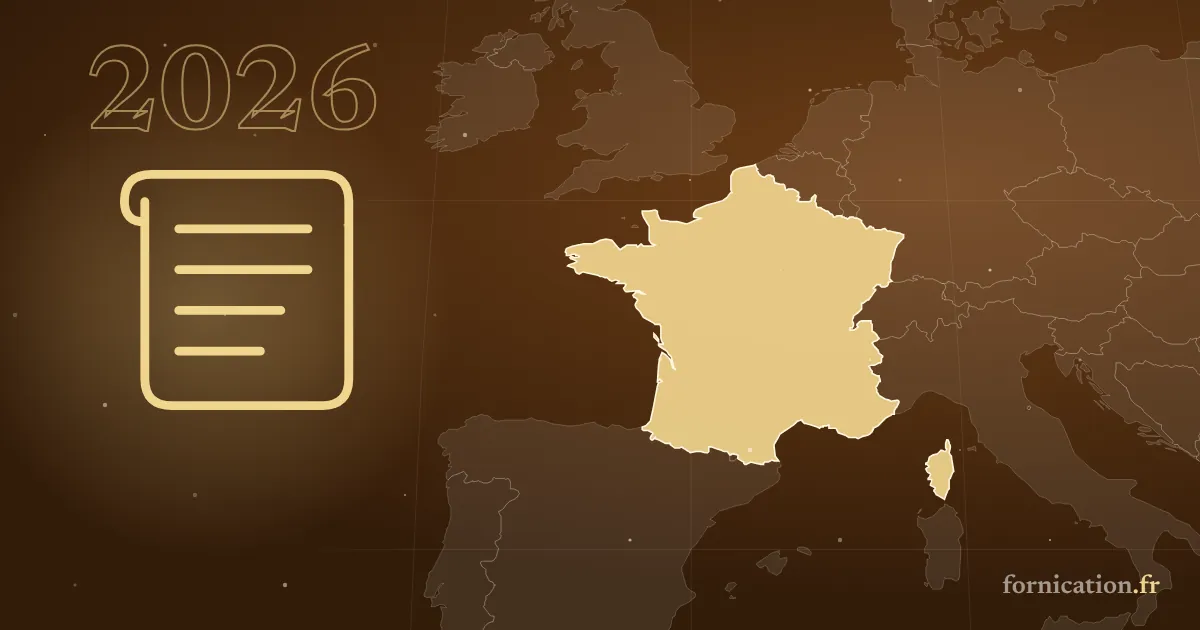 Couverture illustrée : un parchemin sur une carte (France), 2026